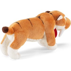 Trudi - Tigre Dinosauri di peluche, regalo per compleanno e Natale | 19X10X7cm taglia XS | Animali Preistorici | modello 51185