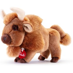 Trudi - Bisonte Rocky Animali fattoria peluche, Regalo compleanno o Natale | 23x14x19cm taglia S | Classici fattoria | modello 6