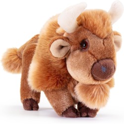 Trudi - Bisonte Rocky Animali fattoria peluche, Regalo compleanno o Natale | 23x14x19cm taglia S | Classici fattoria | modello 6