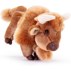 Trudi - Bisonte Rocky Animali fattoria peluche, Regalo compleanno o Natale | 23x14x19cm taglia S | Classici fattoria | modello 6