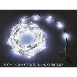 General Trade - Mantello Luminoso 1,80 Metri Bianco Freddo 408 Microled Per Interno Ed Esterno