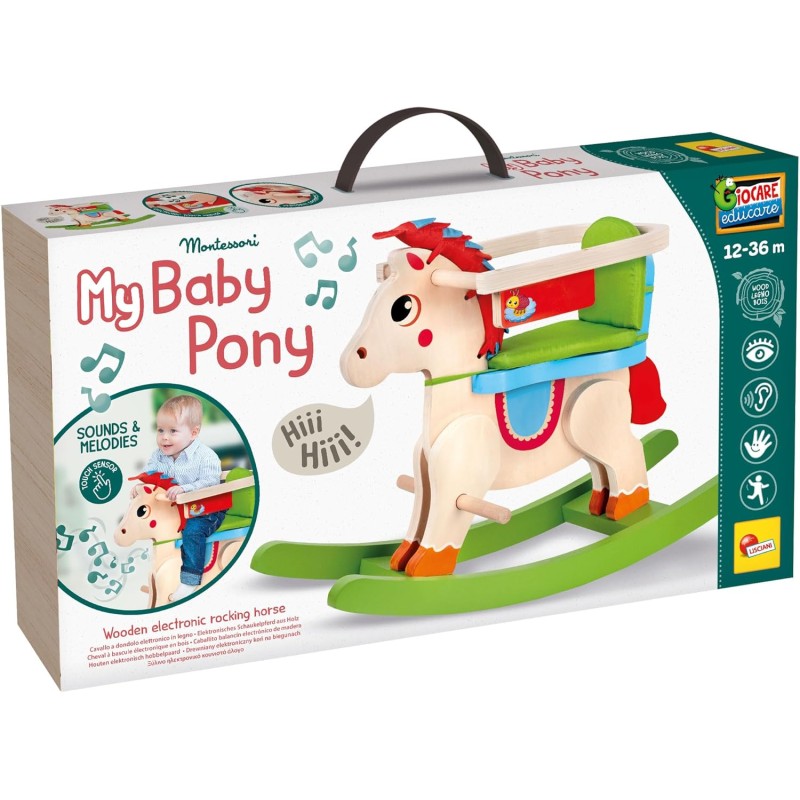 Liscianigiochi - Montessori Wood My Baby Pony, 107322