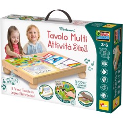 Liscianigiochi - Montessori Legno Tavolo Multi AttivitÃ , 107407