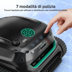 WYBOT S2PRO - ROBOT PULITORE A BATTERIA CON BASE DI RICARICA A BORDO PISCINA