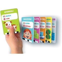 Clementoni - Sapientino Le Mie Prime 100 Parole Gioco Educativo 2 Anni, Regalo Elettronico Parlante Italiano, Flashcards, Schede