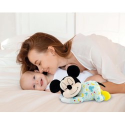 Clementoni - Baby Mickey Mindfulness Plush-Peluche Disney Musicale, Rilassante, Cromoterapia, Rumori Bianchi, Luci e Melodie, Pr