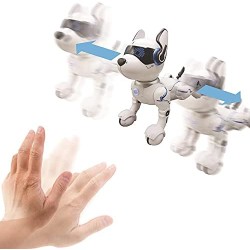 Lexibook - Cane robot programmabile Power Puppy con telecomando, danza, yoga, funzione di allenamento, Sing, DOG01