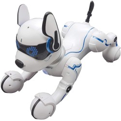 Lexibook - Cane robot programmabile Power Puppy con telecomando, danza, yoga, funzione di allenamento, Sing, DOG01