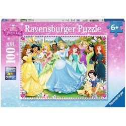 Ravensburger - Puzzle 100 pz XXL Princess Principesse Disney, 10570