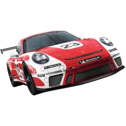 Ravensburger - Puzzle 3D, Porsche 911 GT3 Cup Salzburg, per Adulti e Bambini 8+ Anni, Idea Regalo, 152 Pezzi, 11558