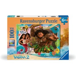 Ravensburger - Puzzle 100 Pezzi XXL Disney Oceania 2, Idea Regalo per Bambini 6+ Anni, Gioco Educativo e Stimolante, 04101