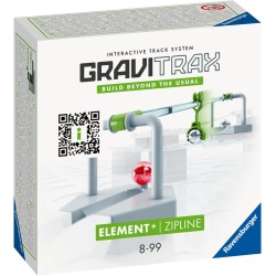 Ravensburger - GraviTrax Zipline, Accessorio per Pista di Biglie, Gioco Interattivo ed Educativo STEM, Compatibile con GraviTrax