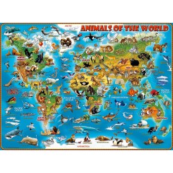 Ravensburger - Animali del Mondo Puzzle 300 Pezzi XXL, 13257