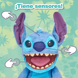 Disney - Stitch FX, peluche di Lilo &amp; Stitch, peluche elettronico da 45 cm, 100+ combinazioni di azioni e suoni, giocattolo 