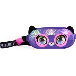 Purse Pets - Savannah Spotlight, Marsupio, Giocattolo interattivo e Borsetta a Tracolla, Oltre 30 Suoni e luci, Giocattoli per B