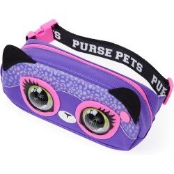 Purse Pets - Savannah Spotlight, Marsupio, Giocattolo interattivo e Borsetta a Tracolla, Oltre 30 Suoni e luci, Giocattoli per B