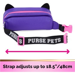 Purse Pets - Savannah Spotlight, Marsupio, Giocattolo interattivo e Borsetta a Tracolla, Oltre 30 Suoni e luci, Giocattoli per B