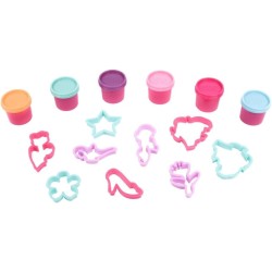 Disney Princess - Okidoki Dough Set - Argilla da Modellare - 6 Colori Pasta Modellabile (6 x 50 grammi), 2 assortimenti, 1 pezzo