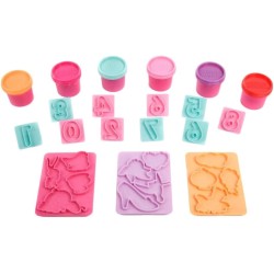 Disney Princess - Okidoki Dough Set - Argilla da Modellare - 6 Colori Pasta Modellabile (6 x 50 grammi), 2 assortimenti, 1 pezzo