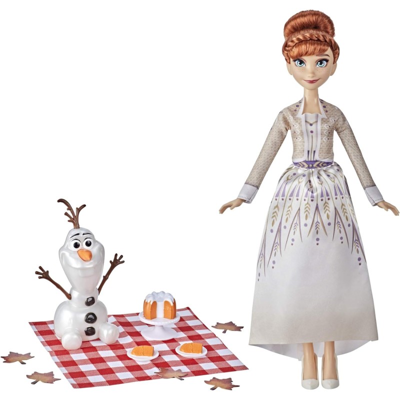 Hasbro - Disney Frozen II - Il picnic autunnale di Anna e Olaf