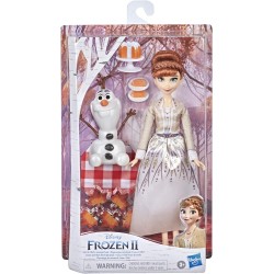 Hasbro - Disney Frozen II - Il picnic autunnale di Anna e Olaf