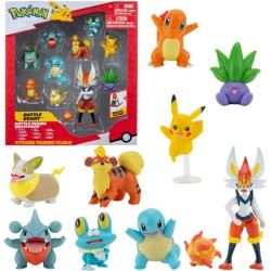 PokÃ©mon Personaggi Set 10 pack 5-11 cm, Giochi 2022 â€“ Cinderace Pikachu Charmander Squirtle Oddish Gible Bulbasaur Yamper Fro