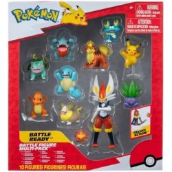 PokÃ©mon Personaggi Set 10 pack 5-11 cm, Giochi 2022 â€“ Cinderace Pikachu Charmander Squirtle Oddish Gible Bulbasaur Yamper Fro