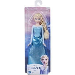 Hasbro - Frozen Hasbro Disney Shimmer - Elsa (Fashion Doll con Capelli Lunghi e Abito Ispirato al film, Bambini dai 3 Anni in su