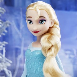 Hasbro - Frozen Hasbro Disney Shimmer - Elsa (Fashion Doll con Capelli Lunghi e Abito Ispirato al film, Bambini dai 3 Anni in su