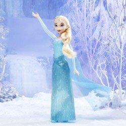 Hasbro - Frozen Hasbro Disney Shimmer - Elsa (Fashion Doll con Capelli Lunghi e Abito Ispirato al film, Bambini dai 3 Anni in su