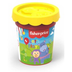 Fisher Price - Barattolo plastica individuale 110 g giallo