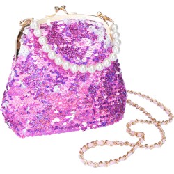 Nice Group - Girabrilla - Bag, Borsetta a forma di Borsellino, con Paillettes e Tracolla