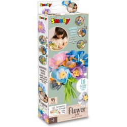 Smoby - Flower Market Set Refill, 7600350408, Ricarica 16 Fiori, +3 Anni