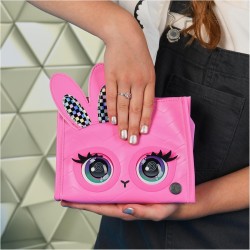 Purse Pets - Borsetta Tote Perfect in Versione Coniglietto | Borsetta interattiva per Bambina con Oltre 30 Suoni e reazioni, Gio