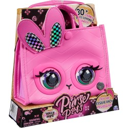 Purse Pets - Borsetta Tote Perfect in Versione Coniglietto | Borsetta interattiva per Bambina con Oltre 30 Suoni e reazioni, Gio