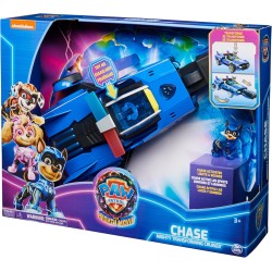 Paw Patrol - Mighty Cruiser di Chase, con Luci e Suoni, dal Super Film, Giochi Bambini e Bambine, 3+ Anni