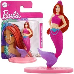 Mattel - Barbie Micro doll Rainbow Lights Mermaid, 7 cm circa, HBC23