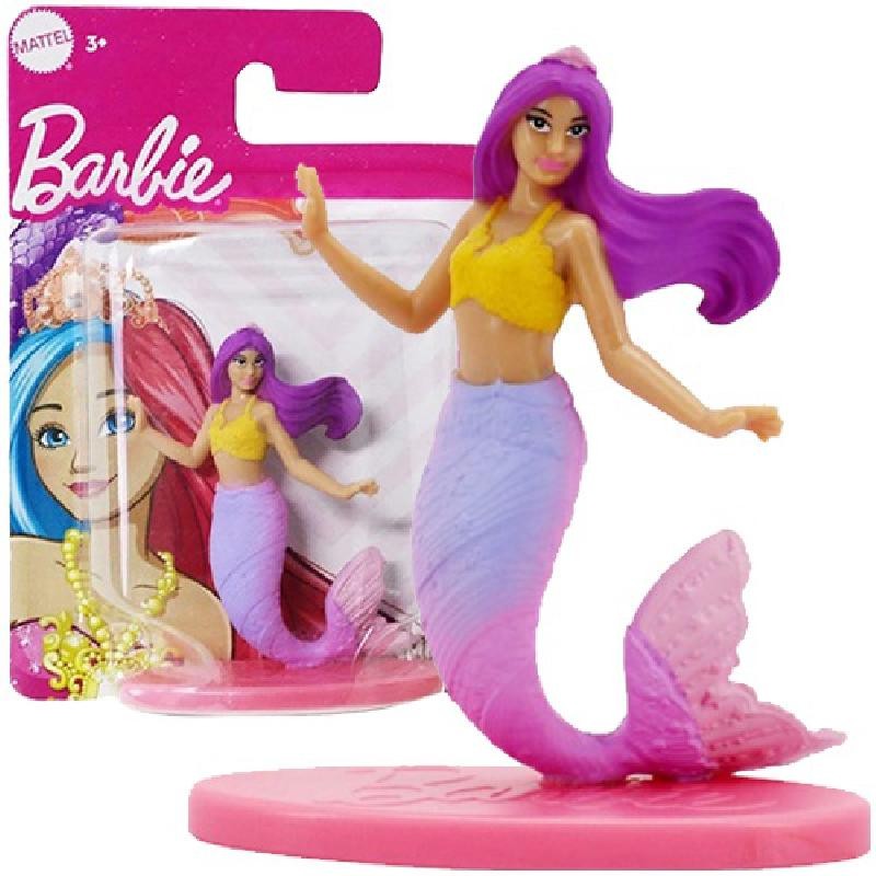 Mattel - Barbie Micro doll Raibow Mermaid, 7 cm circa, HBC24