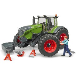 BRUDER 04041 - Fendt 1050 Vario con attrezzatura meccanica e da officina, trattore