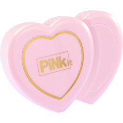 Nice Group - Pink It Double Heart Make Up, 1 Cofanetto di Trucchi a forma di Cuore con Ombretti, Lucidalabbra, Blush per Bambini