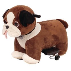 GiÃ² Baby - Cagnolino RUFUS Cavalcabile in Peluche, batteria 6 Volt - POS220009