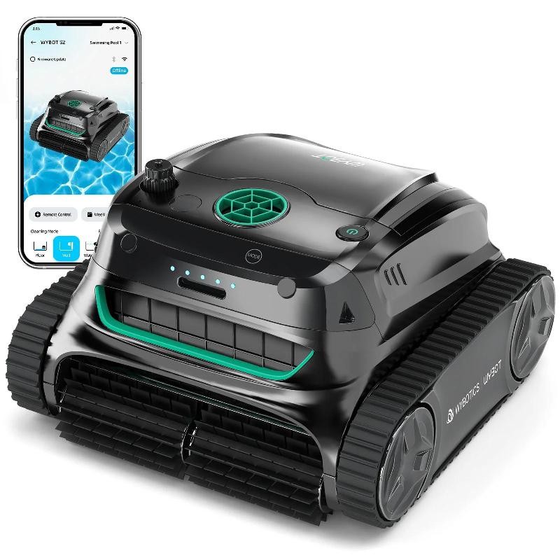 WYBOT S2 - ROBOT PULITORE A BATTERIA FINO A 210 MINUTI PER PISCINA