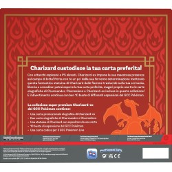 GCC Pokémon: collezione super premium Charizard-ex (tre carte promozionali olografiche, una statuina con espositore da una carta