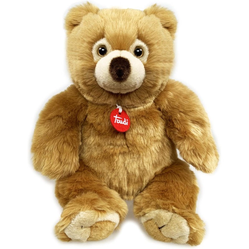 Trudi - Bear Friday Orsetto Peluche. Idea Regalo Adulti e Bambini per Natale, San Valentino e Compleanno | 28x36x14cm Taglia M |