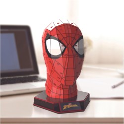 4D Puzzle - Kit di Modellismo per Puzzle 3D Marvel di Spider-Man da 82 pezzi con Supporto, Decorazione da Tavolo di Spider-Man, 