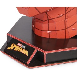 4D Puzzle - Kit di Modellismo per Puzzle 3D Marvel di Spider-Man da 82 pezzi con Supporto, Decorazione da Tavolo di Spider-Man, 