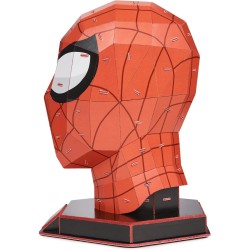 4D Puzzle - Kit di Modellismo per Puzzle 3D Marvel di Spider-Man da 82 pezzi con Supporto, Decorazione da Tavolo di Spider-Man, 