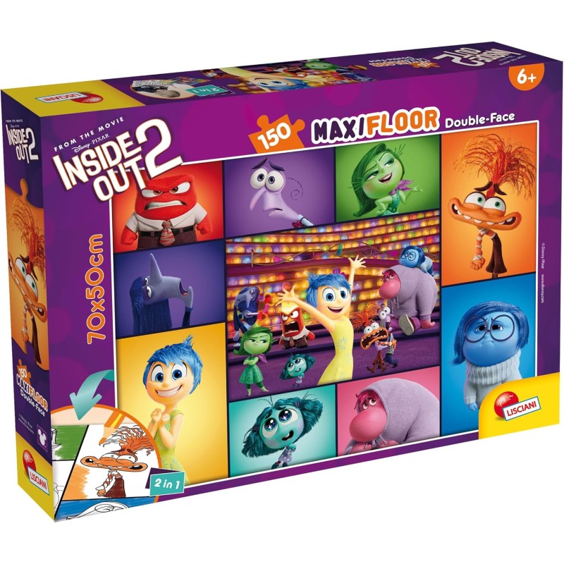 Lisciani Giochi - Maxi Puzzle Inside Out 2 150 pz, 109814