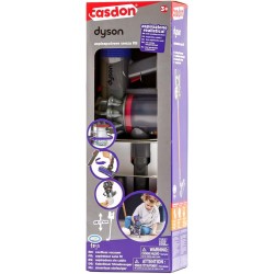 ODS - V8 Dyson Aspirapolvere Giocattolo per Bambini, Colore Grigio, Arancione e Viola, 20800