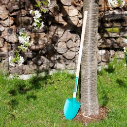 Theo Klein - 2716 pala da giardino Bosch Frankfurt, Pala robusta per bambini con manico resistente, Pratico occhiello di sospens